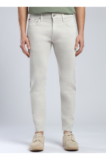 Lee Cooper Normal Bel Slim Tapered Stone Men's Chino Trousers 252 Lcm 221008 Lonce Stone