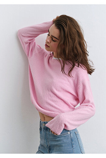 Mavi Pembe Kazak Regular Fit / Normal Kesim 1710659-70972