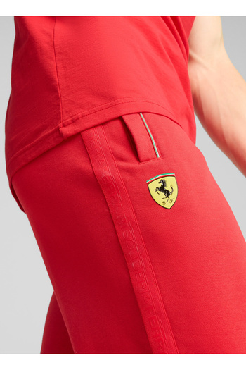 Puma 63018302 Ferrari Race Sweatpants Ro Siyah Lastikli Bel Regular Fit Erkek Eşofman Altı