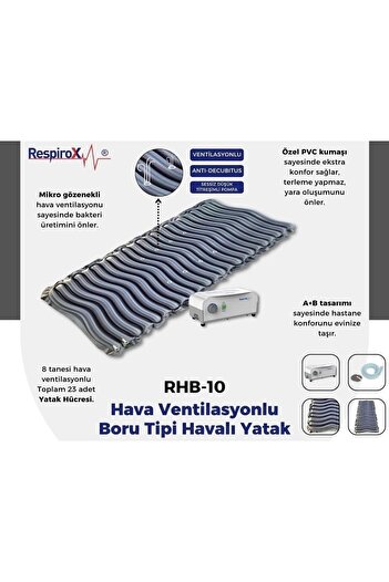 Respirox Hava Ventilasyonlu Boru Tipi Havalı Yatak