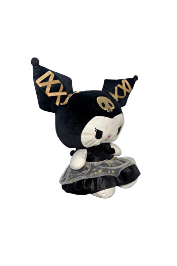 OEM KUROMI, Plush Doll, 40 cm, Black with Gold, Satin Dress