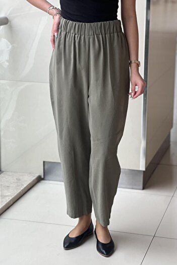 sentez giyim Synthesis Duti Linen Trousers