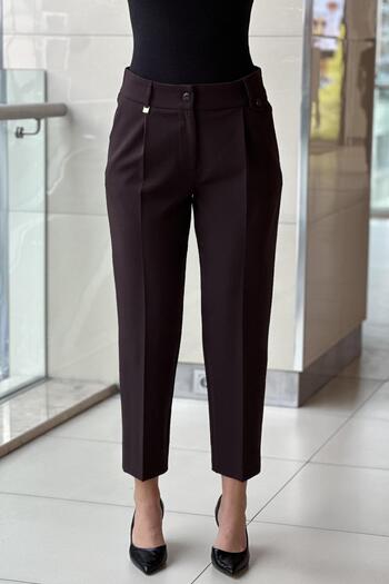 sentez giyim Sentez Sofia Corsage Trousers with Epaulettes