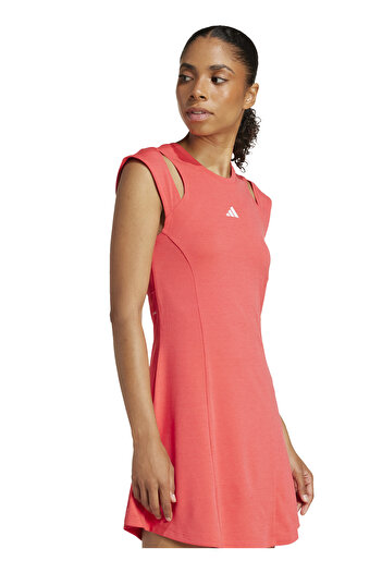 adidas IN6166 WOW DRESS PRO Turuncu Yuvarlak Yaka Normal Kalıp Kadın Elbise