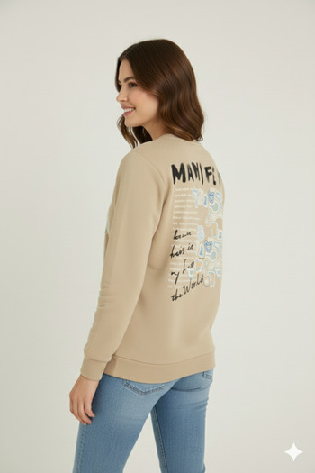 KLY New Season Women's O.Collar Sweatshirt Manifest