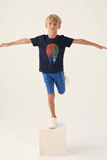 Rolypoly Boy's Black Bermuda Suit