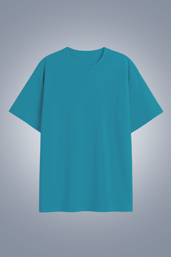 bilcee Women's Blue Oversize T-Shirt 4583