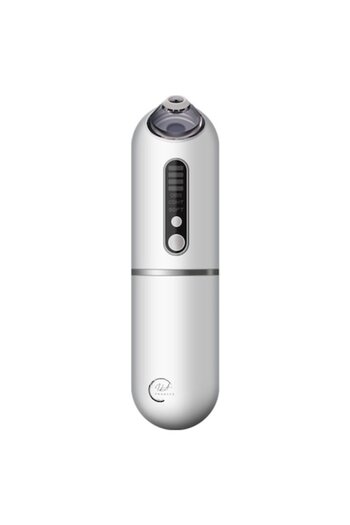 ILA PRODUCT Facial massager and pore cleanser, powerful vacuum, LED, USB, 3 speeds, white