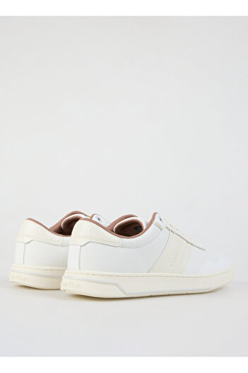 Calvin Klein Calvin Klein Beyaz Erkek Sneaker LOW TOP LACE UP LOGO