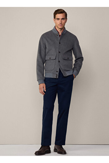Hackett Slim Fit Antrasit Erkek Ceket HM403233