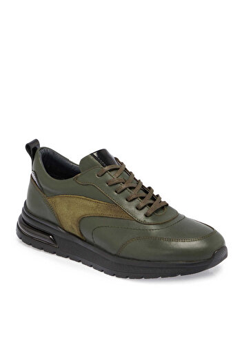 Tergan Haki Hakiki Deri Erkek Sneaker - E24S1AY57026-H48
