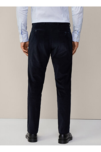 Hackett Normal Bel Normal Paça Koyu Lacivert Erkek Chino Pantolon HM212656
