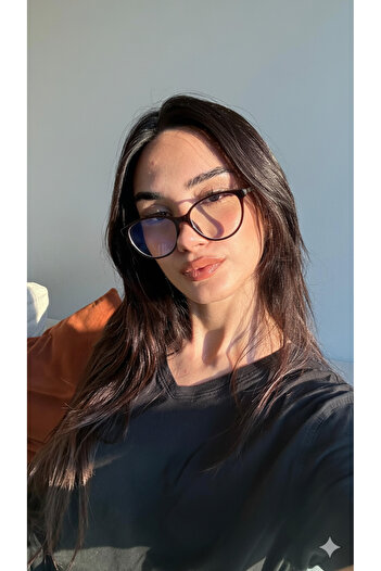 funeyes Victoria Brown Cat Eye Blue Light Protection Blue Block Glasses
