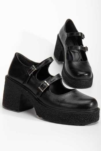 CHİCELLA Luya Women's Black Loafer Shoes