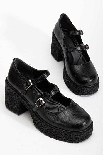 CHİCELLA Luya Women's Black Loafer Shoes