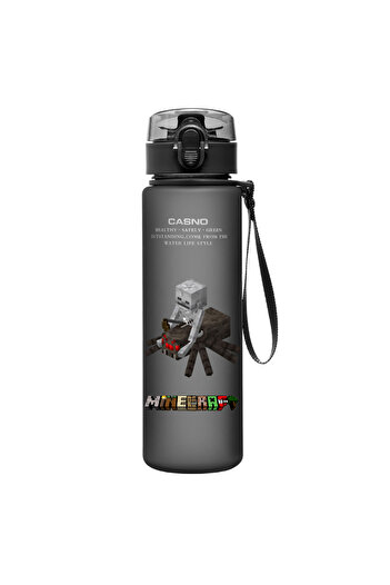 Miniso 21 650ML Game Pixel Style Sports Water Bottle Leak Proof Colorful Plastic Cup Drinking Outdoor Trave