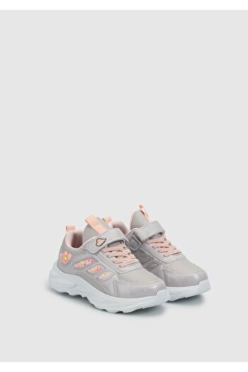 Kiddo Silver Girl's Sneaker