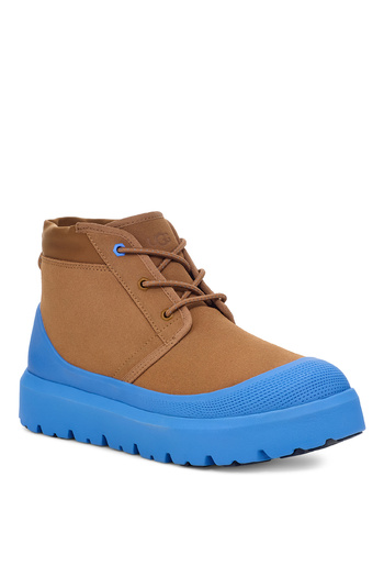 UGG Tan-Blue Men's Suede Boots m Classic Ultra Mini