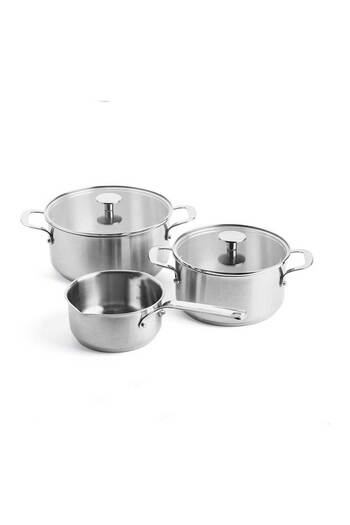Kitchenaid Çelik Tencere 20 + 24 cm & Sosluk 16 cm
