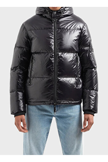 Armani Exchange Men's Puffer Jacket - Logo, Regular Fit, Stand Collar, Feather - 8Nzb70 Znynz 1200