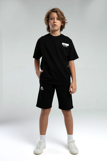 Kappa Boy's Black Bermuda Suit