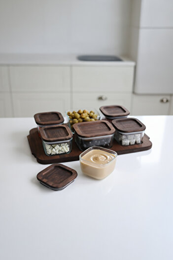 Bambum Nero - Enzo - 13 Piece Glass Breakfast Set Breakfast Set