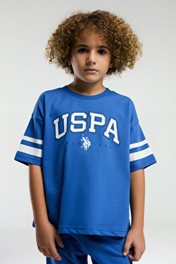U.S. Polo Assn. Boy's Blue Bermuda Suit