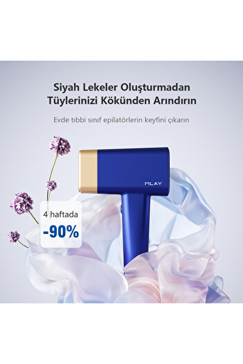 Mlay T16 5 Milyon Atım 5 Başlık (HR+BK+FA+SR+AC) Ev Tipi IPL Lazer Epilasyon Cihazı