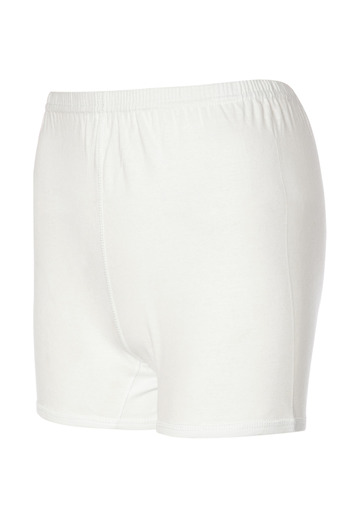 TOLIN White 100% Cotton Women's Short Tights - 427