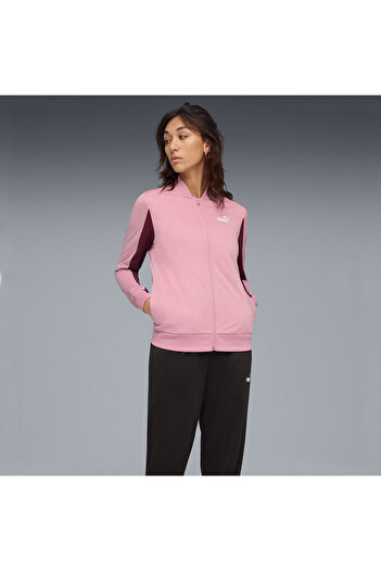Puma Poly Kadın Pembe Dik Yaka Eşofman Takımı