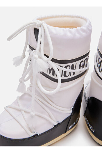 MOON BOOT 80d1400440-na02 Icon Nylon Kadın Siyah Kar Botu