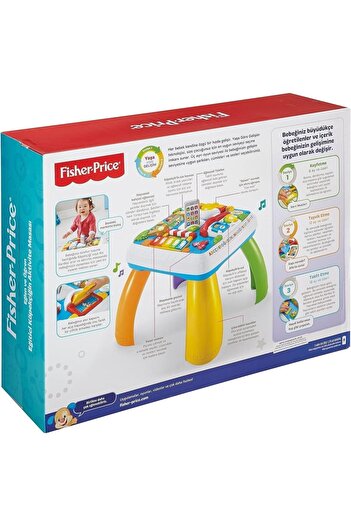 FISHER PRICE Fisher-Price Eğitici Köpekçiğin Aktivite Masası (TR-ING) DRH44