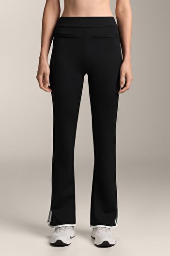 Oysho Flared trousers with contrasting detail