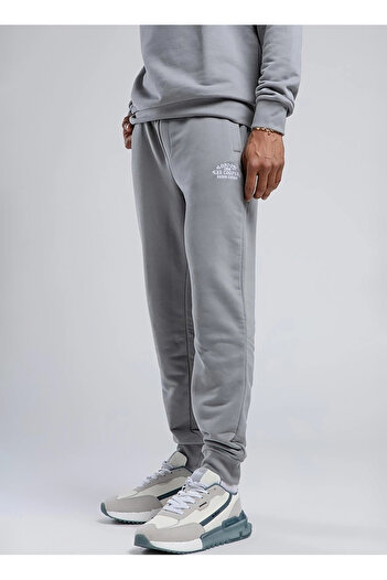 Lee Cooper Ανδρικό παντελόνι φόρμας Regular Fit Grey 251 LCM 227004 ULRIEN ICE GREY
