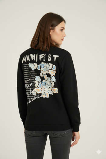 KLY New Season Women's O.Collar Sweatshirt Manifest
