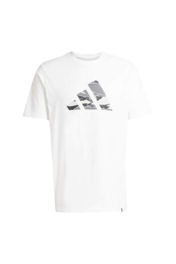 adidas Γραφικό μπλουζάκι με λογότυπο Camo