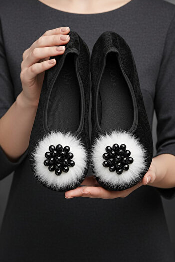 CEYDA SHOES Ошатні оксамитові балетки для щоденного використання - подарунок, тапочки, капці та виставкові Pisi Pisi