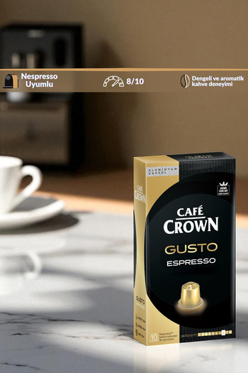 Cafe Crown 120'li Kapsül Kahve Nespresso Uyumlu Mega Paket - 120 Al 60 Öde!
