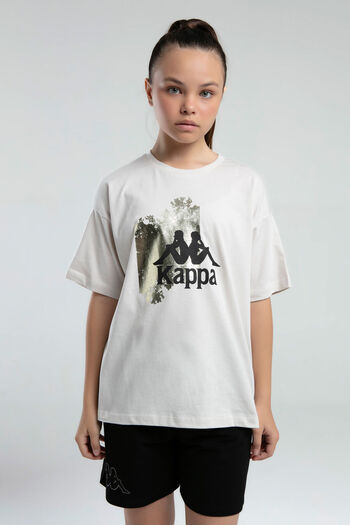 Kappa Girl's Cream T-Shirt