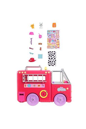 mattel Barbie Chelsea Portatif Itfaiye Aracı Itfaiyeci Chelsea Bebek Ve Kamyonu Chelsea