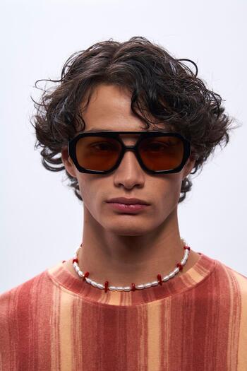 Bilge Karga Kaitlyn Black Brown Men's Sunglasses