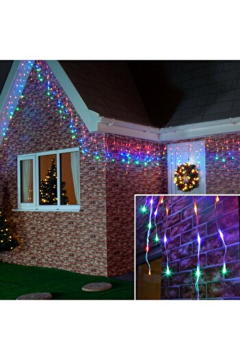 Bibilel Christmas Installation Flippy® Fringe Type, 12 m, 300 LEDs, Interconnectable, Multicolor
