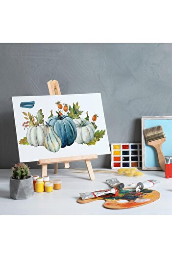 Slasa 40 cm Wooden Easel by - Triangular Tabletop Display Stand for Art, Canvas, Photos, Crafts, Sig