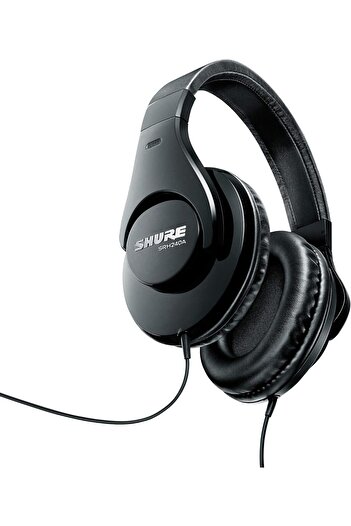 Shure SRH240A, Professional Quality Headphones, Wired, Comfortable, Premium Audio Playback, Perfect
