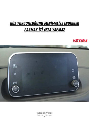 UniqAnatolia Fiat Egea-Egea Cross 2022-2023 Navigation and Multimedia Compatible Matte Screen Protector
