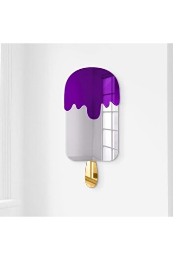 Slasa Wall Mirror with Ice Cream Design by - 24 Inches Long x 12 Inches Wide