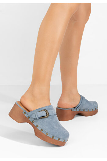 B T Shoes Γυναικεια σαμπο Micaela μπλε