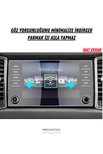 UniqAnatolia Skoda Kodiaq 2022-2023 Navigation and Multimedia Compatible Matte Screen Protector