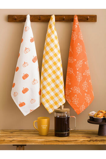 LC Waikiki Create Your Style from Uzg Store |   Printed Drying Cloth 3-Pack 40X50 cm
