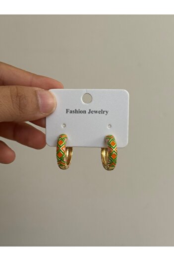 LUXSTONE Mineli Orange Gold Earrings